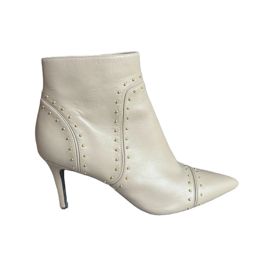 Calvin Klein Grazia Leather Ankle Pointy Toe Boot Size Womens US 8 / EU 38 - Picture 4 of 12